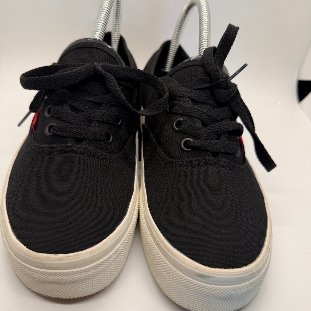 Vans Authentic Platform Heartbreaker Black Canvas Sneakers Womens 7.5 Mens 6 - Picture 10 of 14